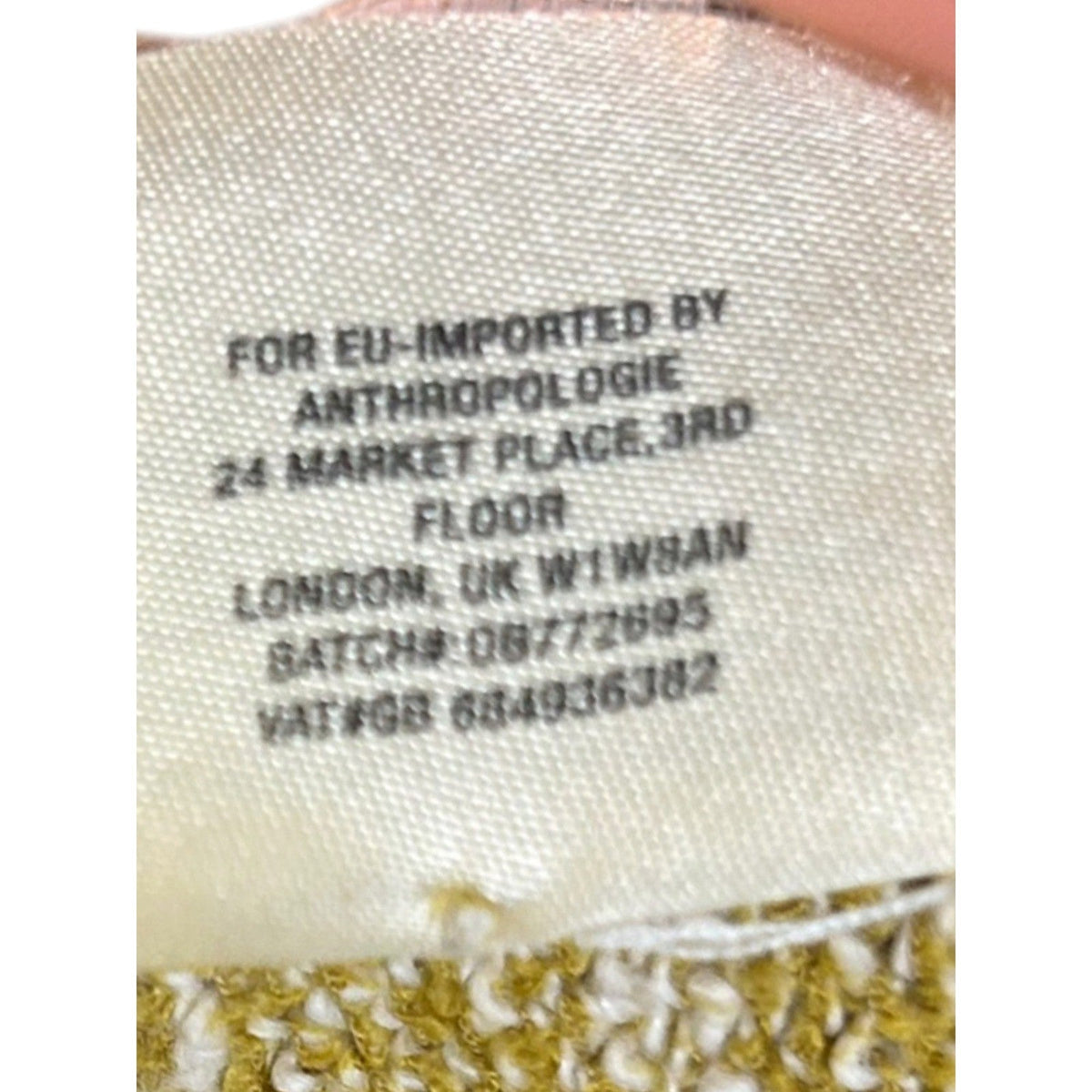 Anthropologie Marled Abigail Duster Cardigan Mustard Yellow S