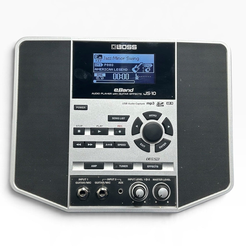 Tested Boss eBand JS-10 Audio Player with Guitar Effects COSM Amp Modeling JS10