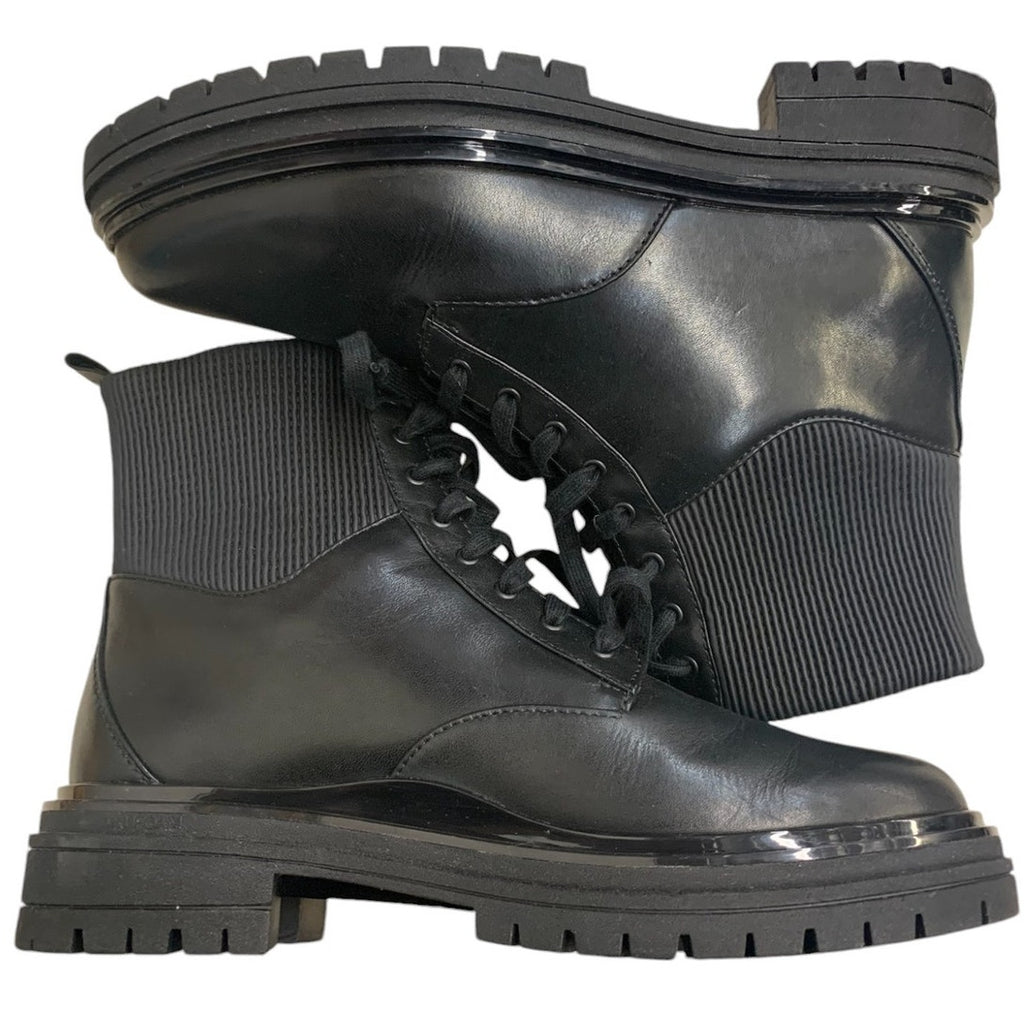 Johnston & Murphy Gianna Gore Lace up boot Combat Boot SZ 9