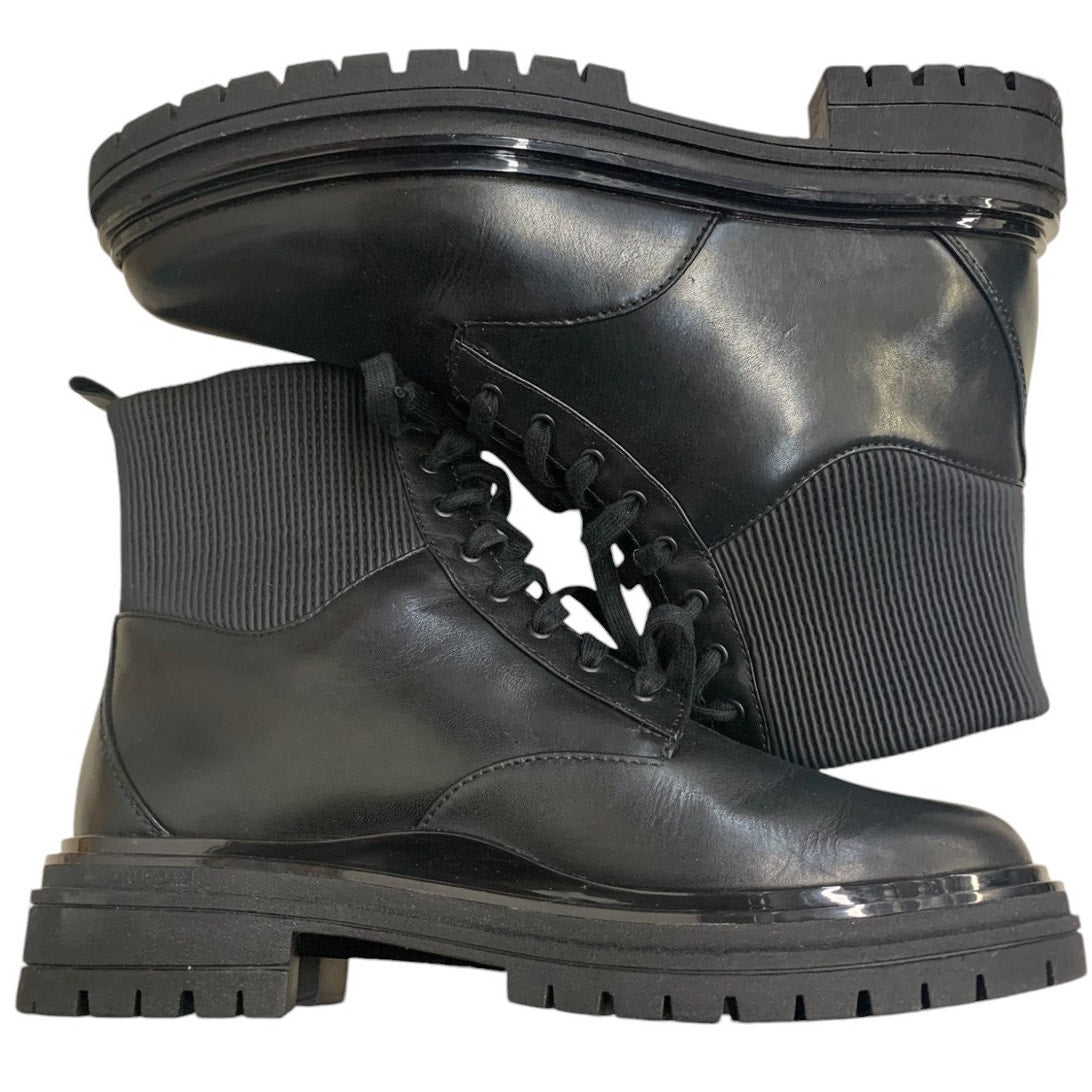Johnston & Murphy Gianna Gore Lace up boot Combat Boot SZ 9