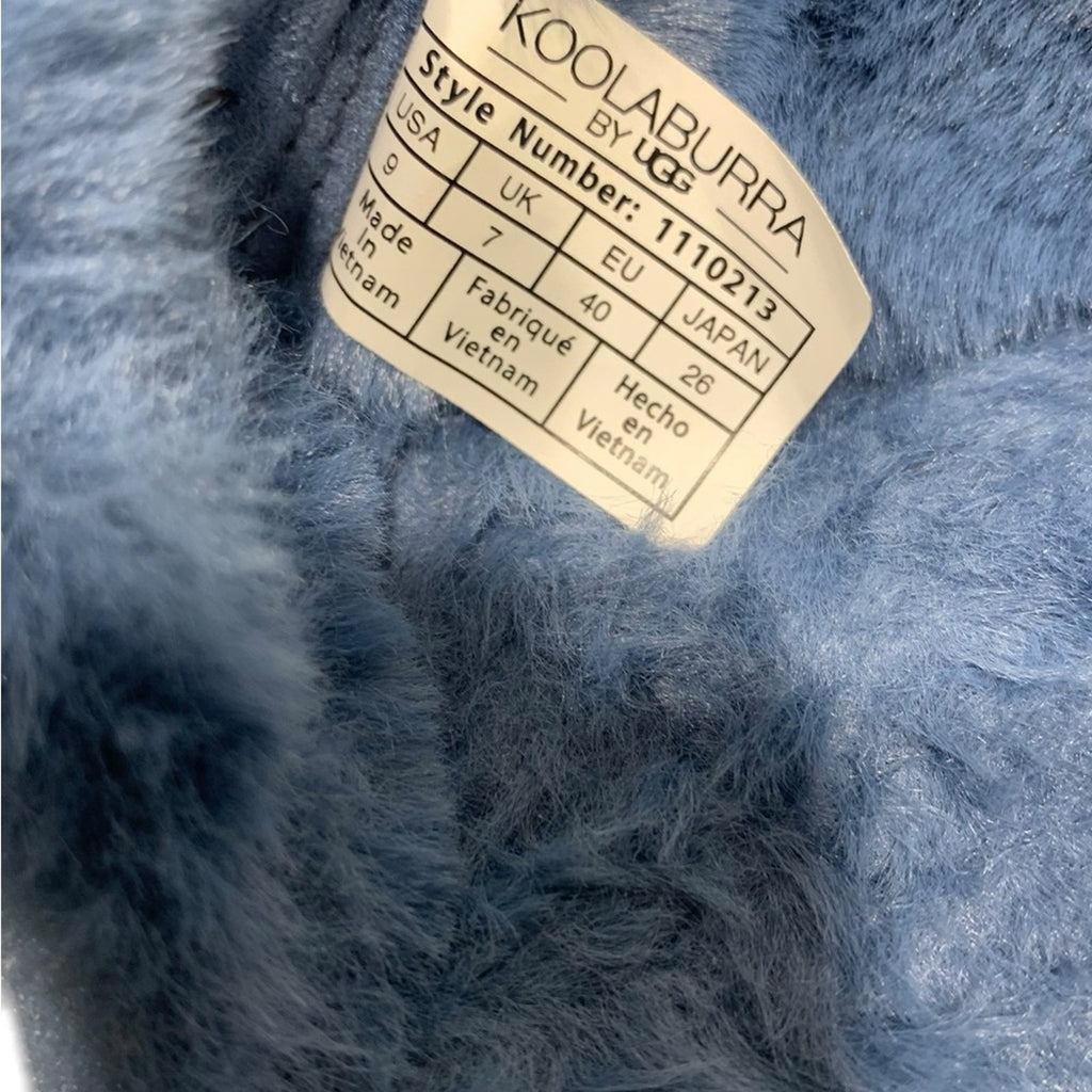 Koolaburra Blue Slippers Cozy Comfort SZ 9