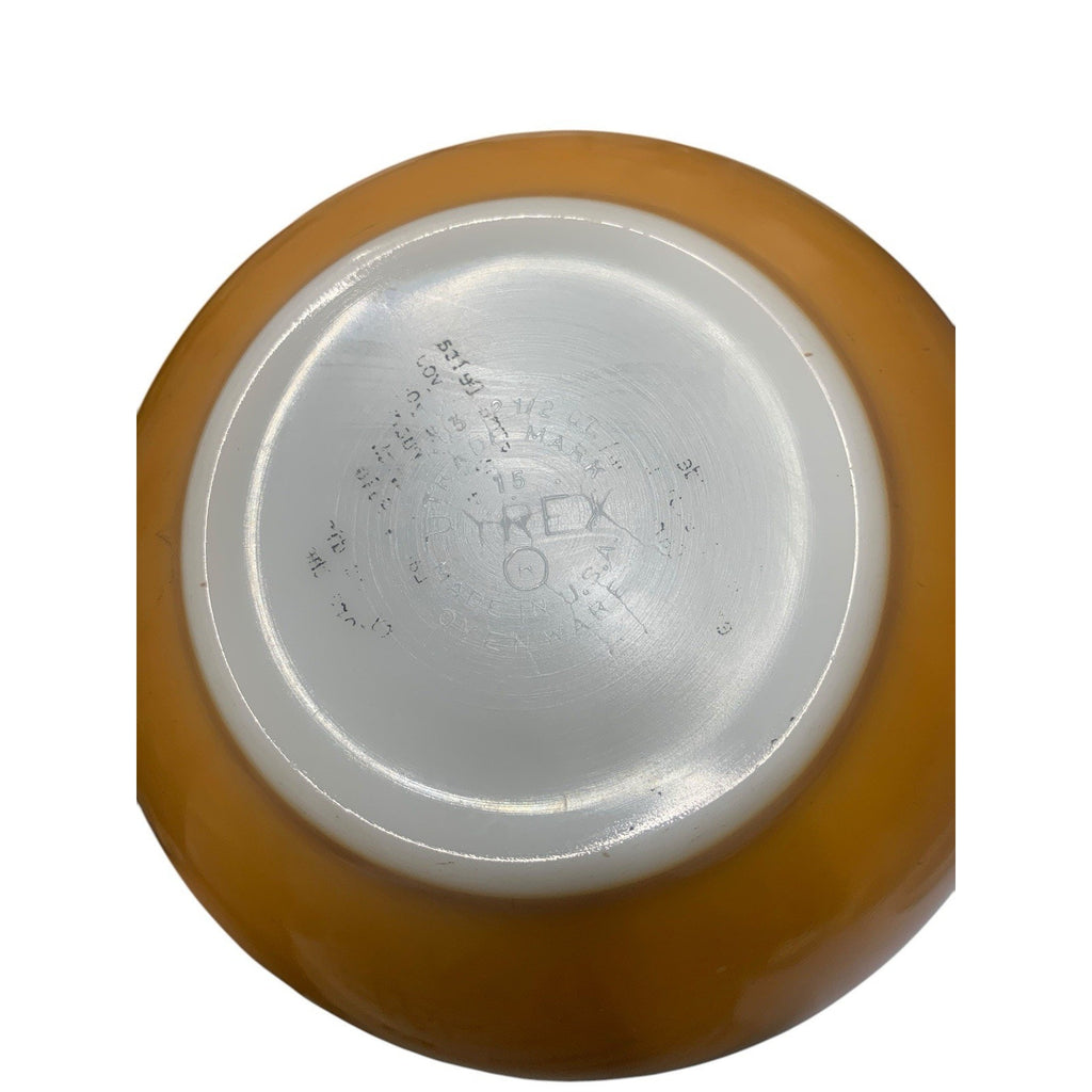 Pyrex Vintage Old Orchard Bowl # 403, 2-1/2 Qt 2.5L 8.5” Dia x 4” High