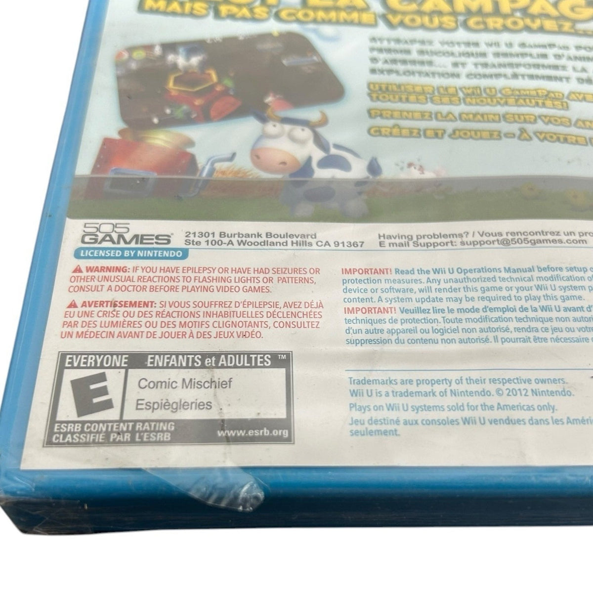 Funky Barn Nintendo Wii U 2012 New Sealed WUP P AFBE 505 Games
