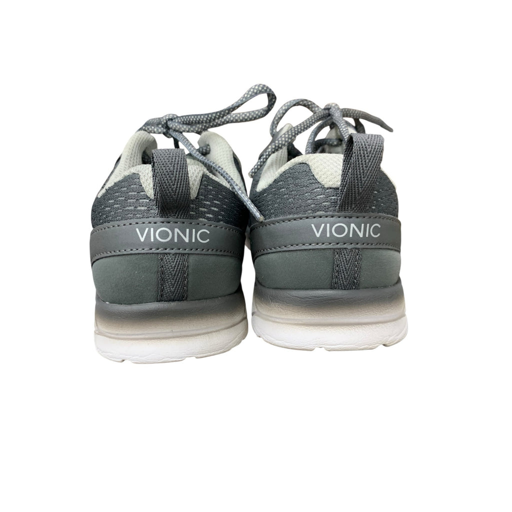 Vionic Brisk Miles Gray Low-Top Sneakers  Women’s Walking/Running Shoes sz 8.5