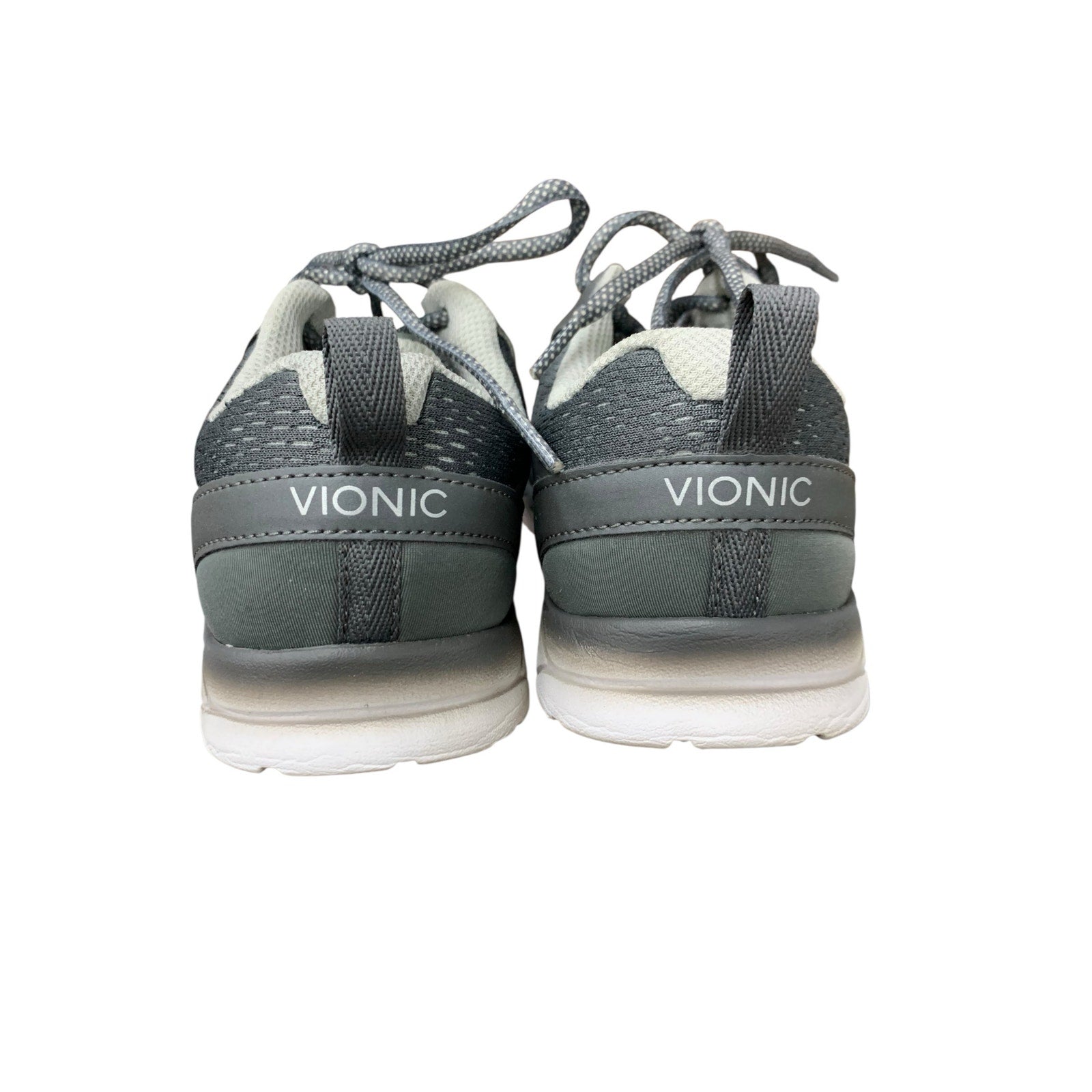 Vionic Brisk Miles Gray Low-Top Sneakers  Women’s Walking/Running Shoes sz 8.5