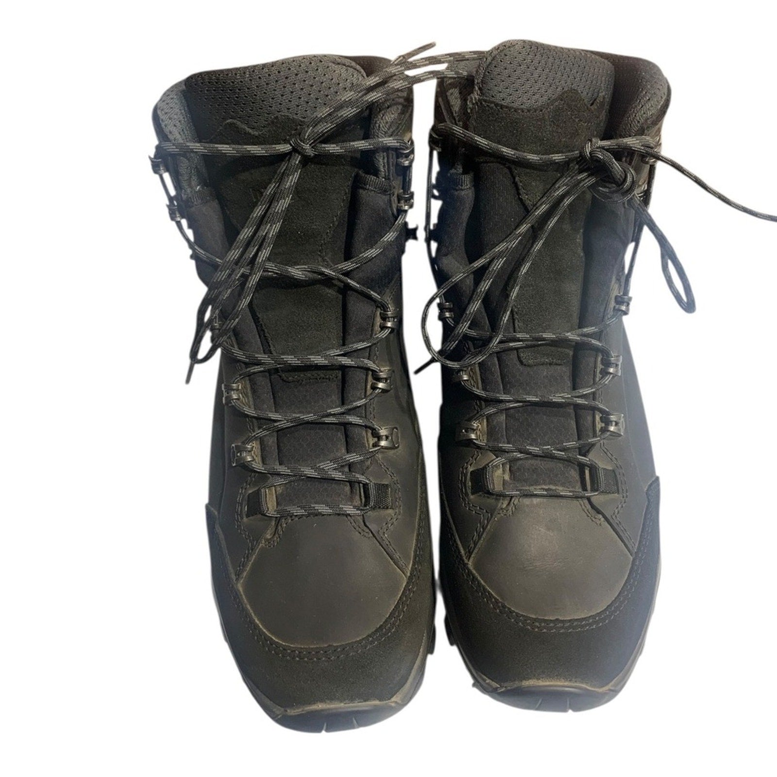 HANWAG Men's Black Leather Gore-Tex Hiking Boots Vibram Sole