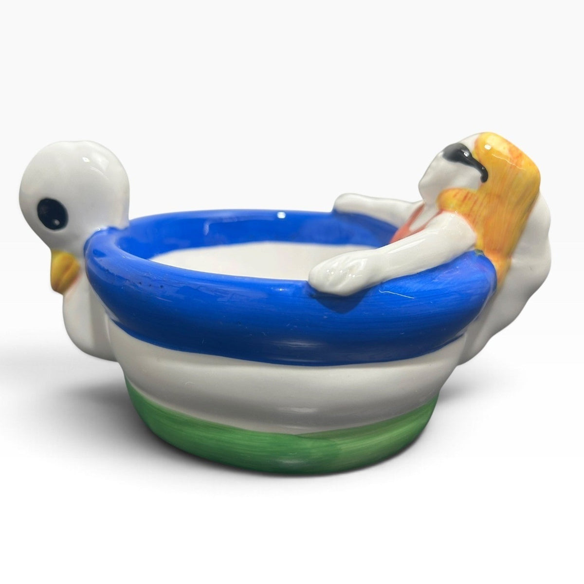 FCW Ceramic Swimming Pool Chip and Dip Set Novelty Summer Party Serving Tray