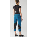 Lululemon Pace Rival Crop Scatter Star Beach Blanket Blue Black / Black SZ 2