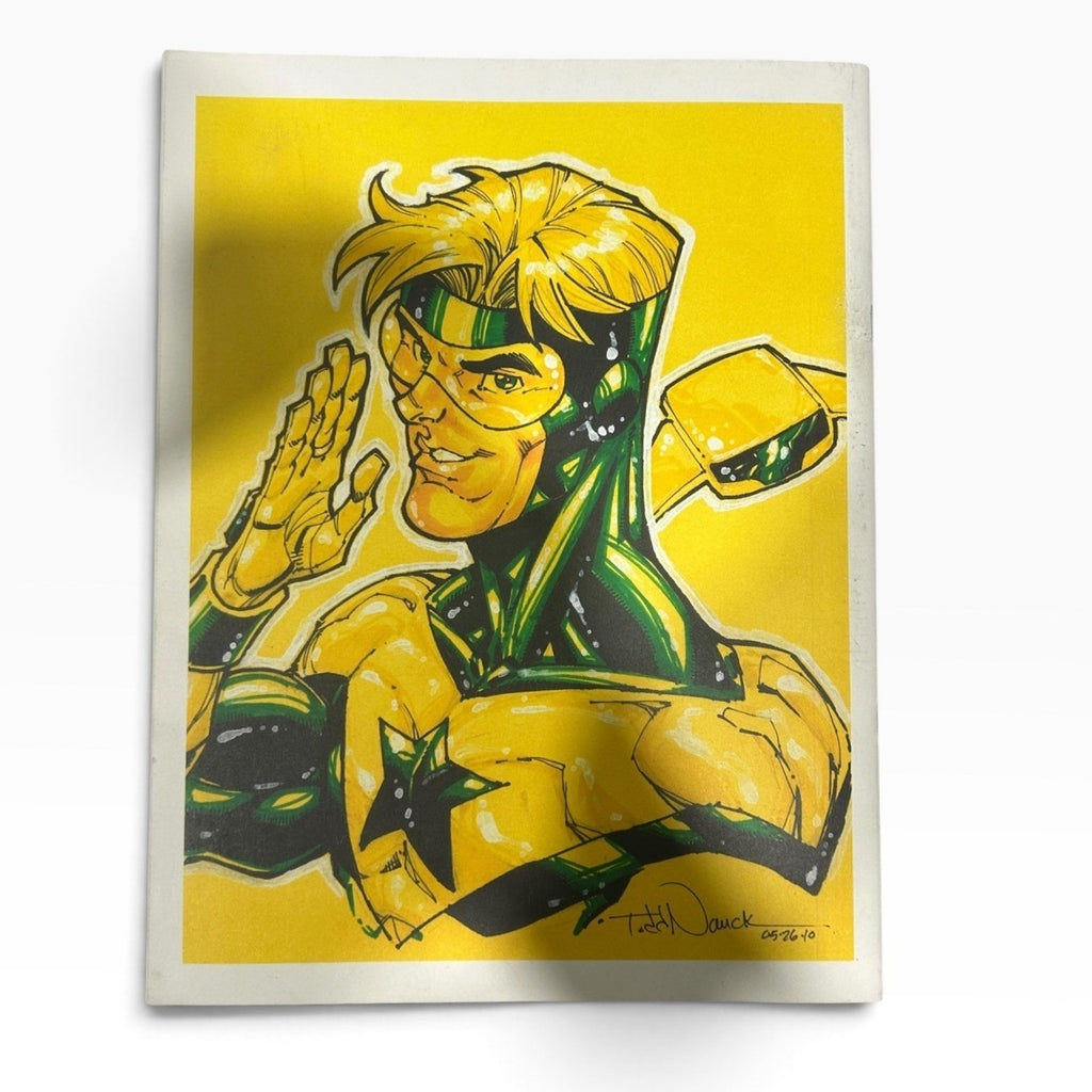 Todd Nauck Sketchbook Vol 1 Signed Autographed Comic Art Book Number 1 Bullet