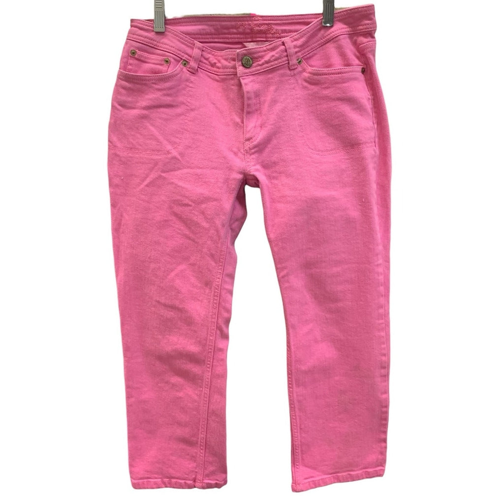 Lilly Pulitzer PINK Jeans SZ 4 Skinny Mini Jeans