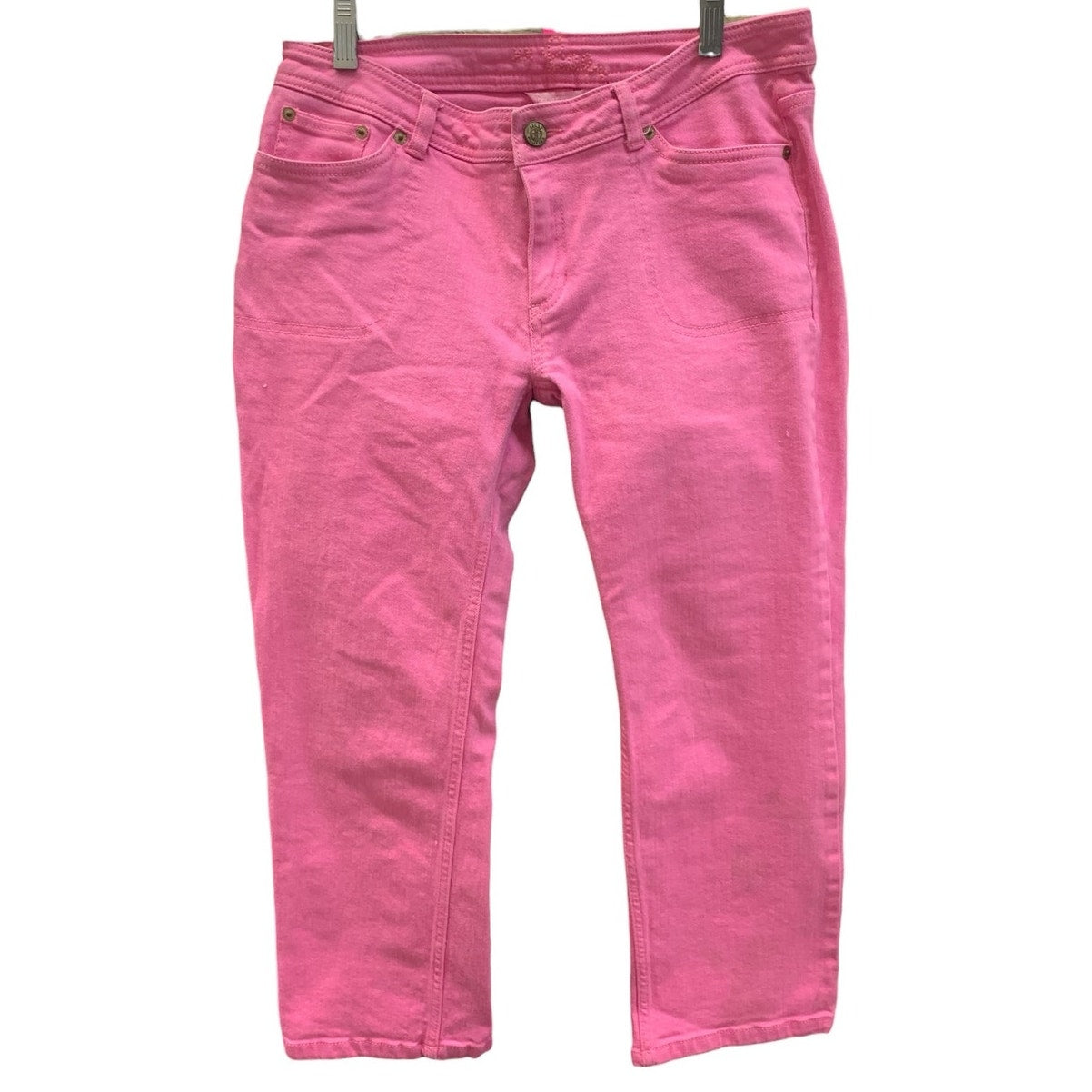 Lilly Pulitzer PINK Jeans SZ 4 Skinny Mini Jeans