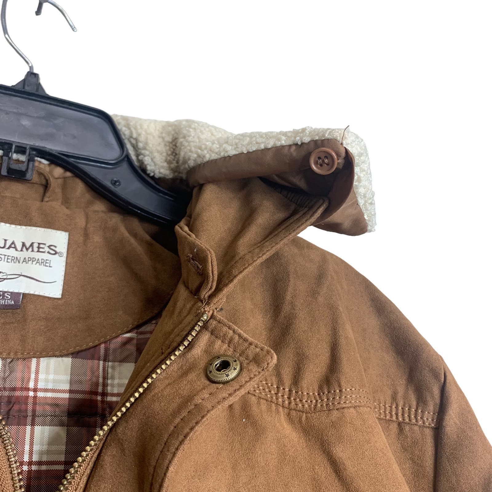 Cody James Dark Brown Swayed Bomber Men's Jacket SZ S