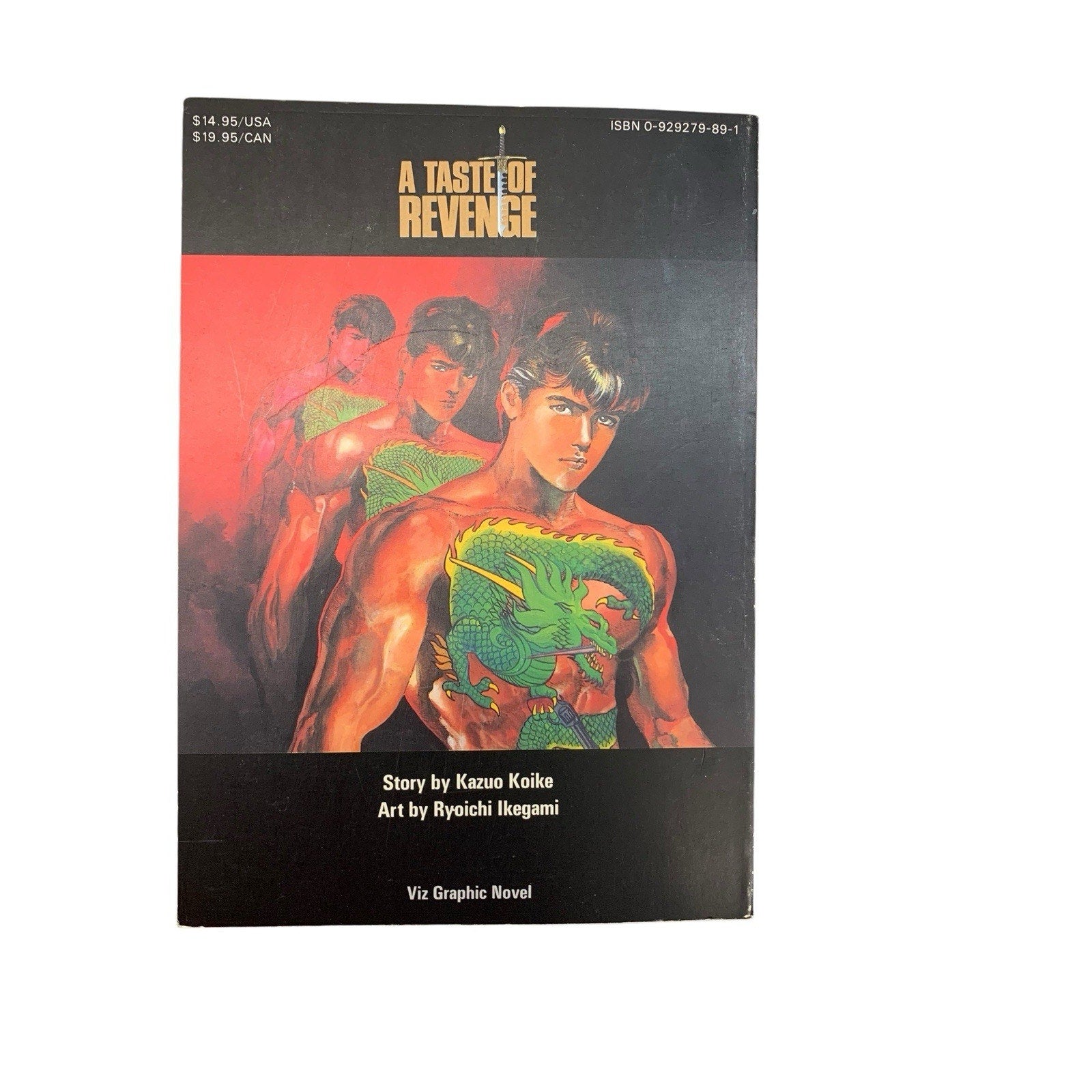 A Taste of Revenge, Ryoichi Ikegami, Kazuo Koike, Volume 1, 1st Edition, 1992