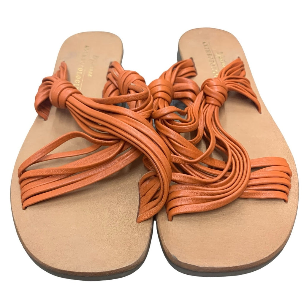 ANTHROPOLOGIE Matisse Mystic Sandals ORANGE SZ 8