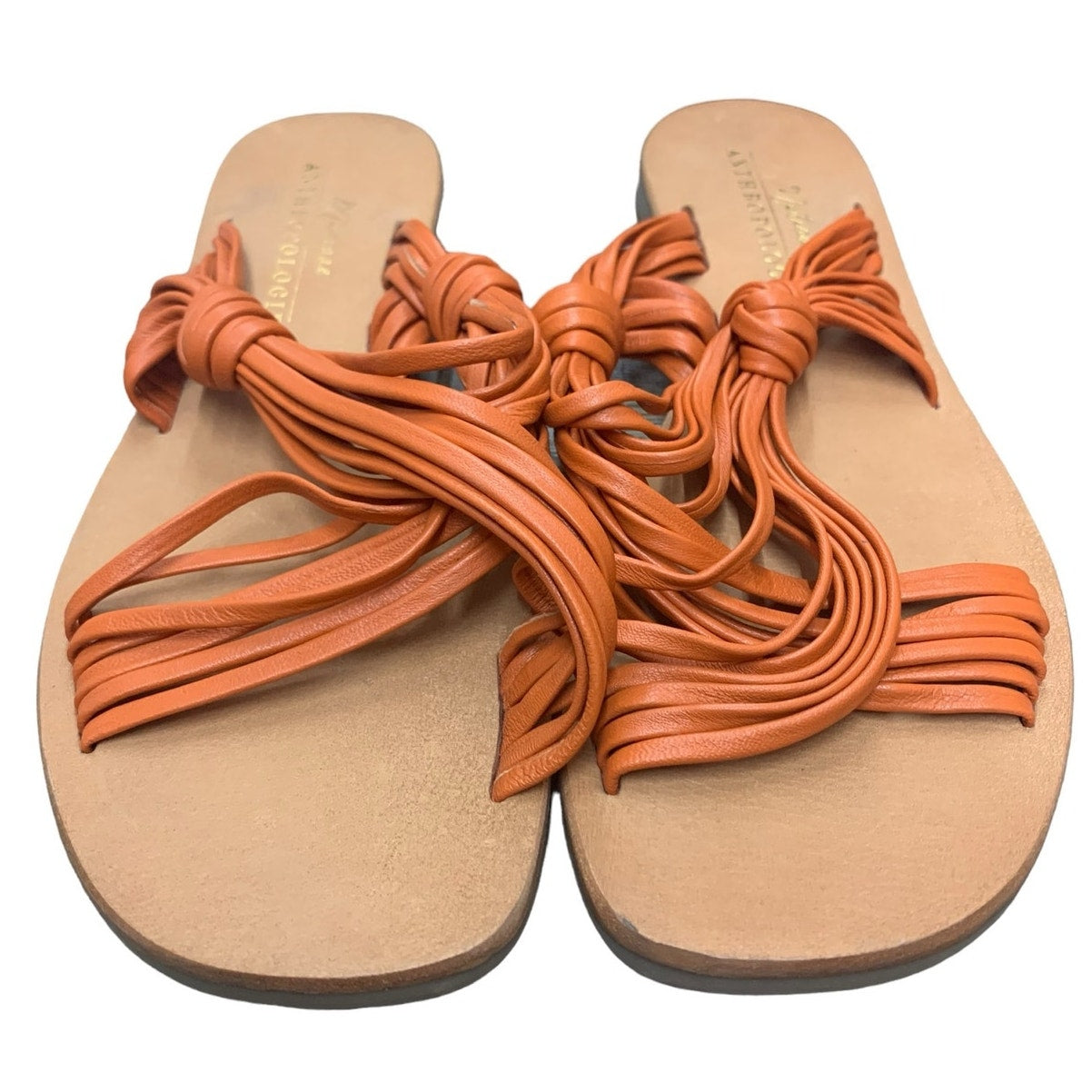 ANTHROPOLOGIE Matisse Mystic Sandals ORANGE SZ 8