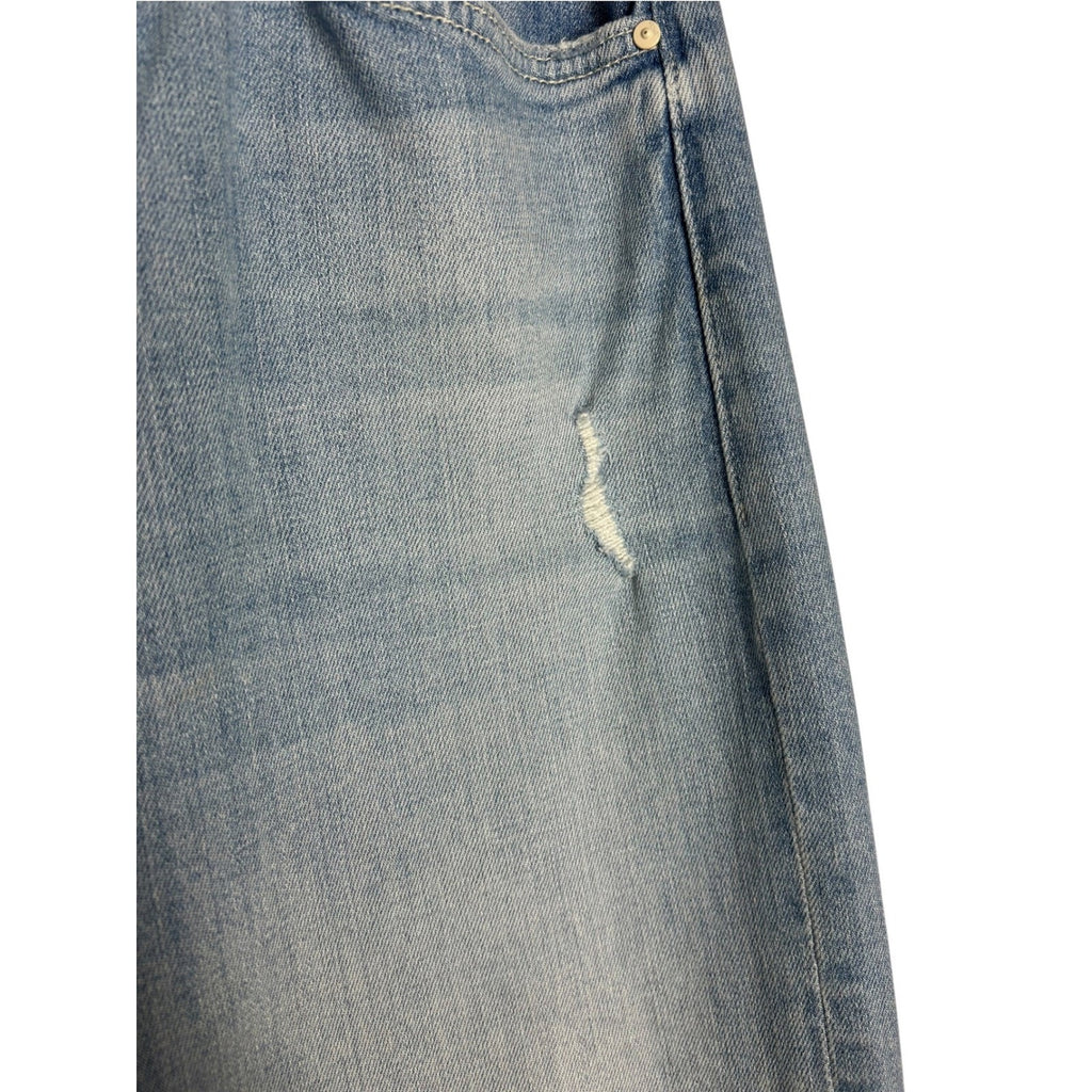 MOTHER High Waisted Tunnel Vision Sneak Jeans Sippin Sweet Tea Light Wash 29