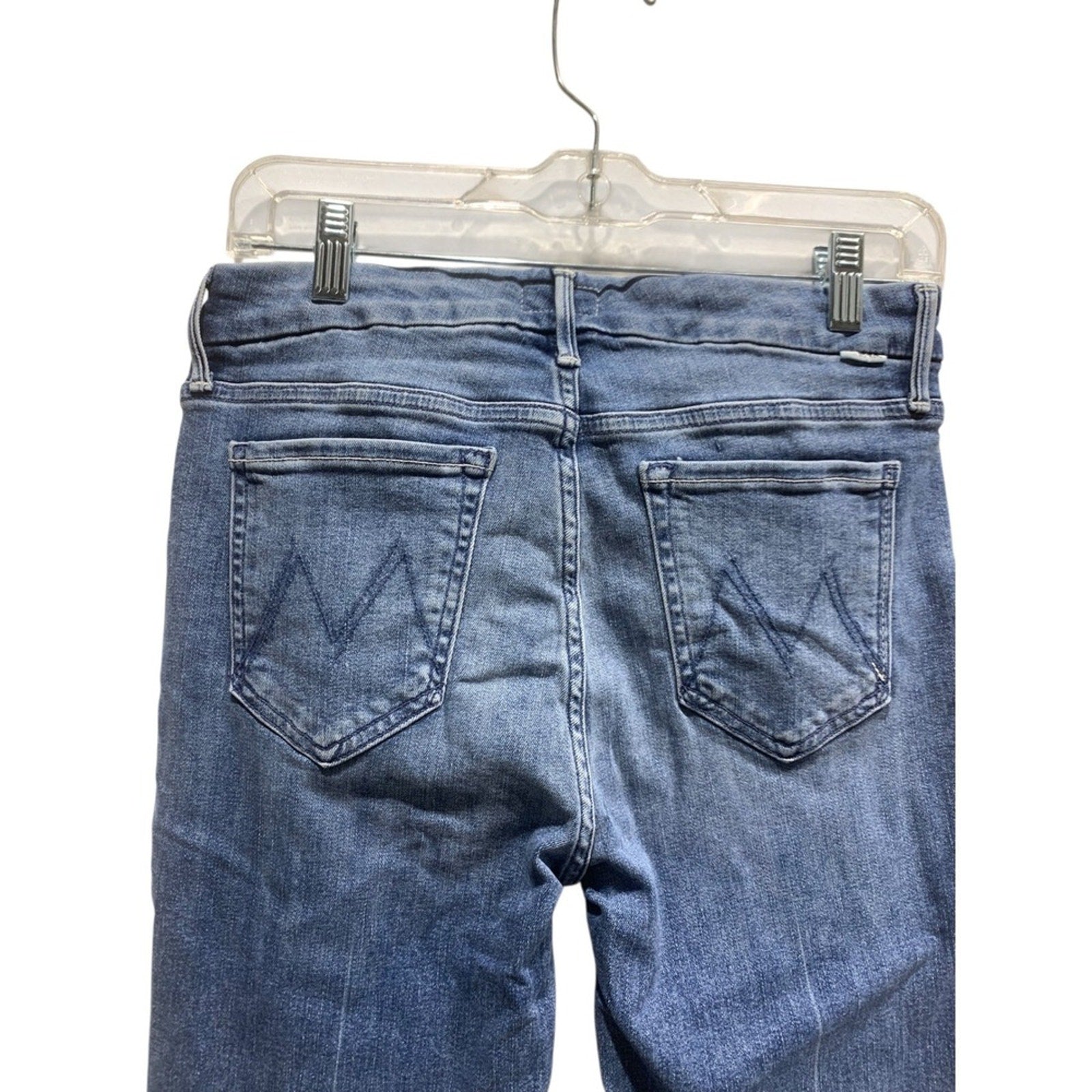 MOTHER Jeans THE LOOKER ANKLE Blue Denim Women's Size 28