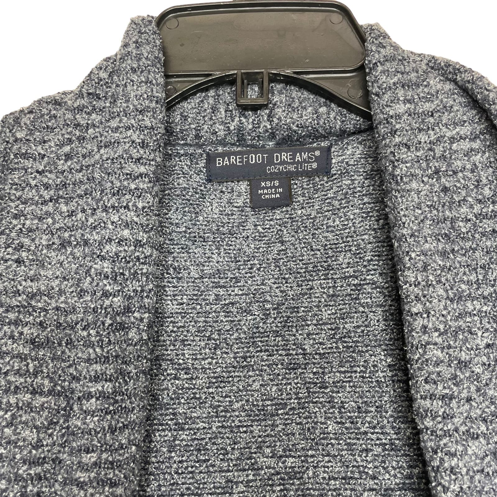 Barefoot Dreams Cardigan Blue-Grey SZ XS