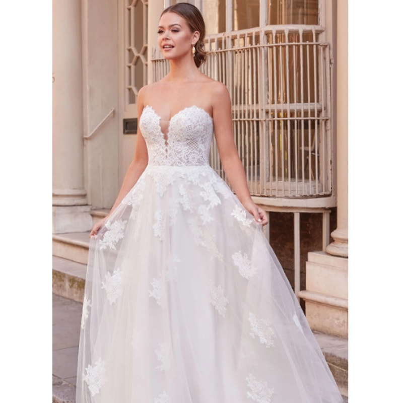 ADORE by Justin Alexander Valerie Tulle A-Line Wedding Dress