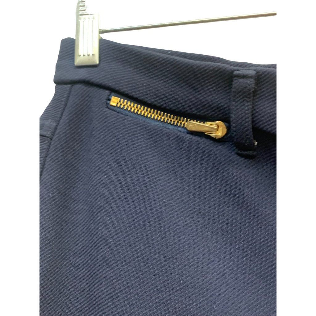 St. John Sport By Marie Gray Straight Leg High Rise Navy Pants SZ 6
