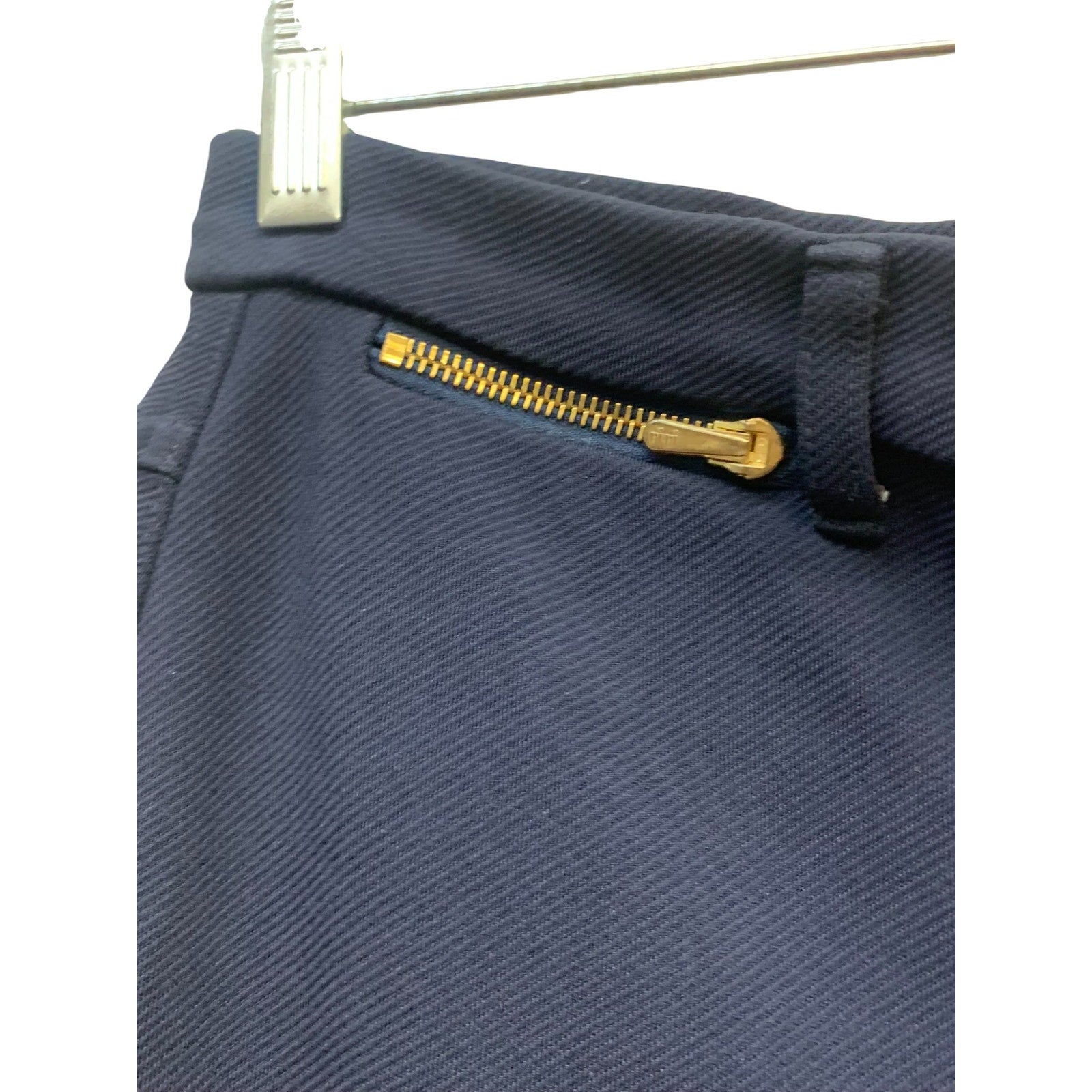 St. John Sport By Marie Gray Straight Leg High Rise Navy Pants SZ 6