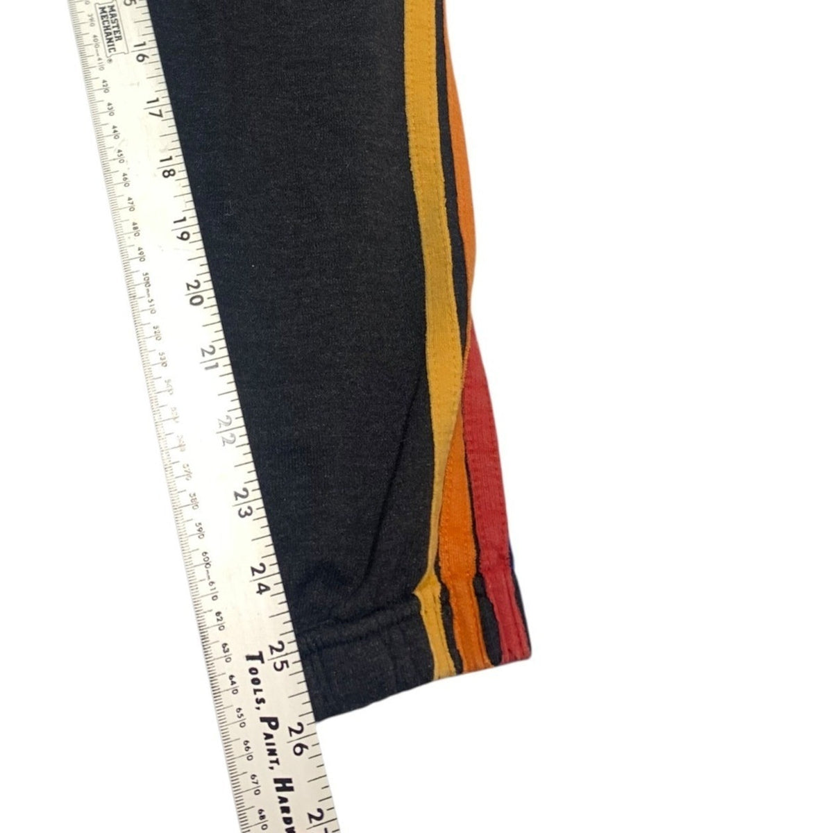 Aviator Nation Black Rainbow Stripe Sweatpants Joggers Logo Drawstring XS