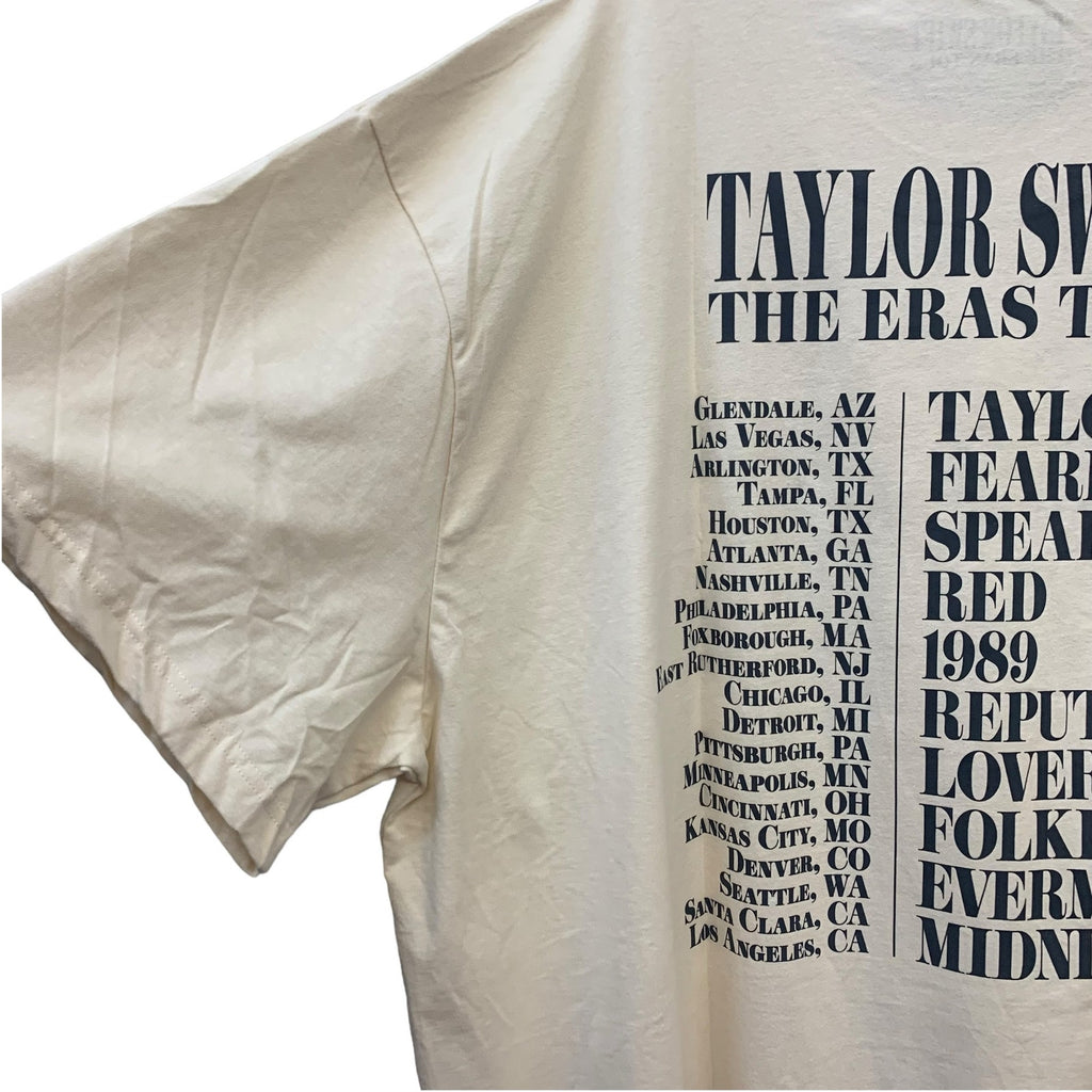 Eras Tour T-Shirt Beige - Size 4x Taylor Swift