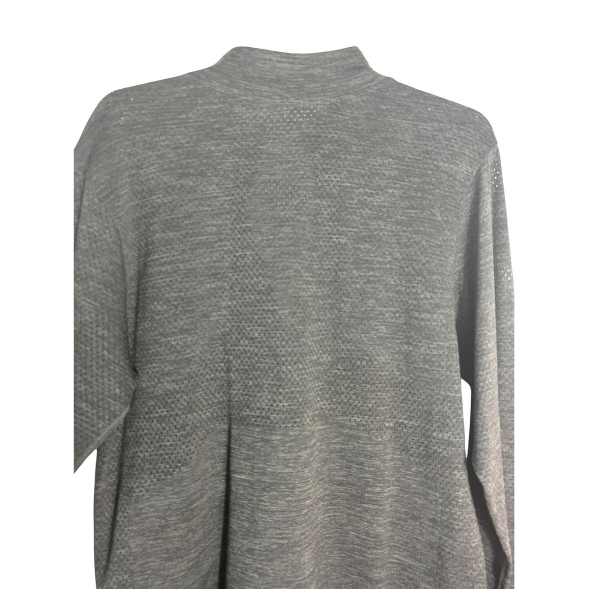 Lululemon Metal Vent Tech Half Zip Pullover Mens Medium Gray Heather Long Sleeve