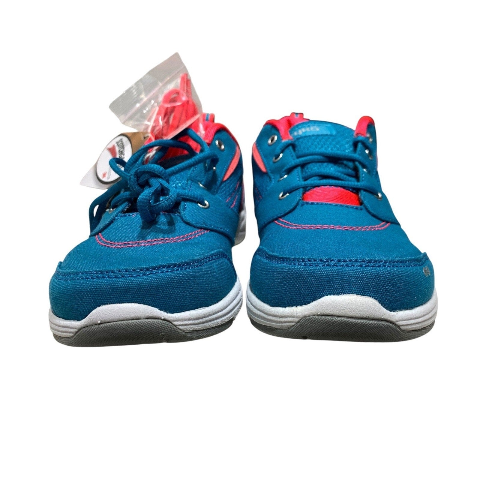 Ryka Teanna Womens Teal Pink Memory Foam Walking Sneakers SMW Shoes 9M
