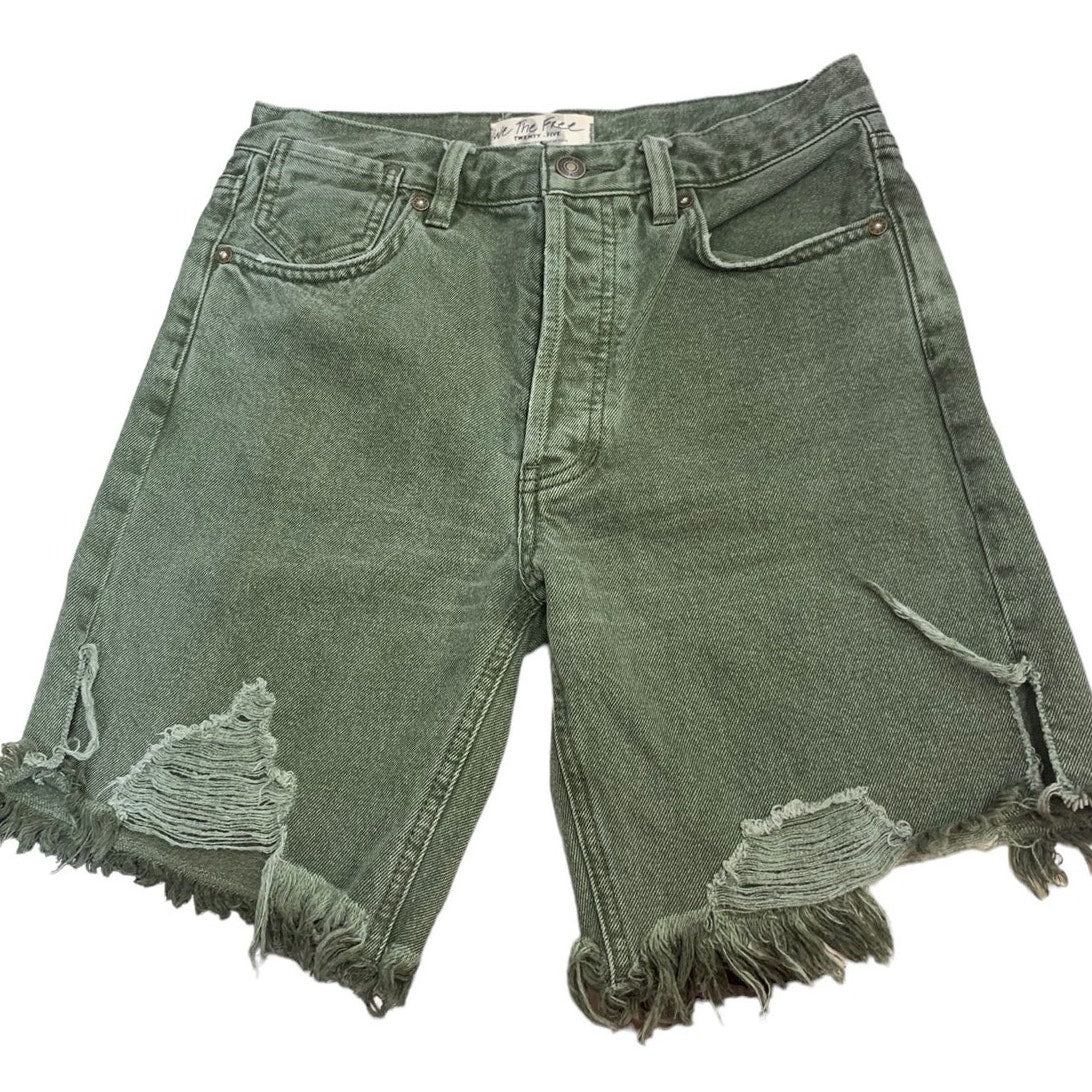 Free People x We The Free Sequoia Distressed Shorts SZ 25