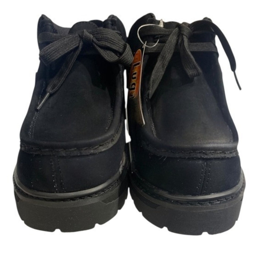 Lugz Black Suede Chukka Boots Mens Lug Sole Lace Up Ankle Boots SZ 7.5