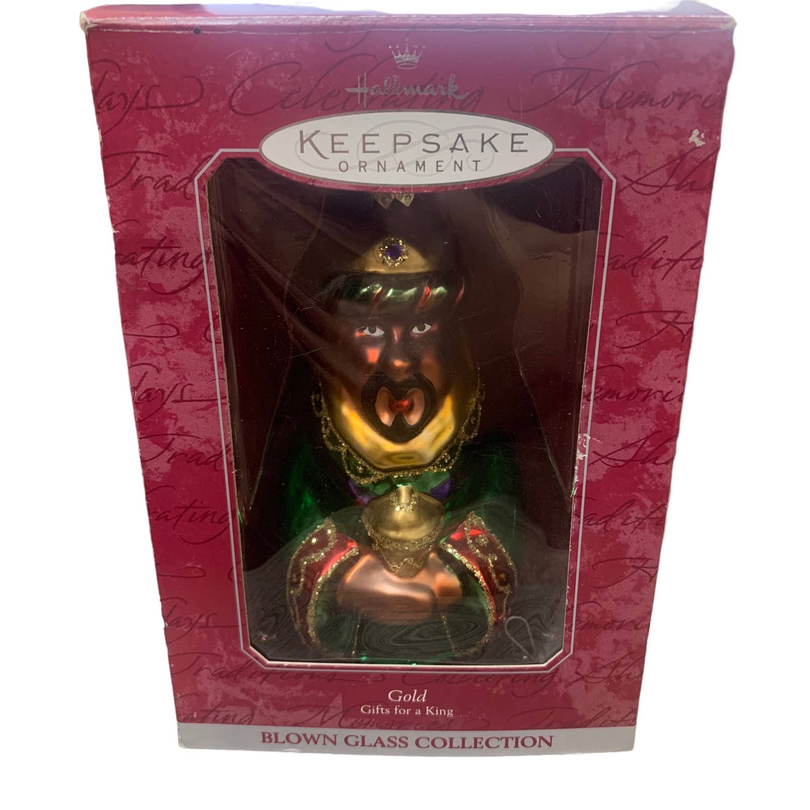 Hallmark Keepsake Blown Glass Collection Three Wise Men Set