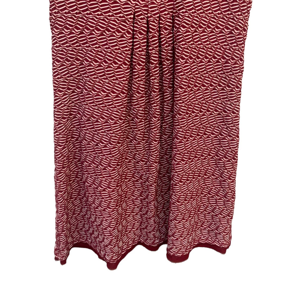 ANTHROPOLOGIE Maeve Dora Red & White Short Sleeve Shift Dress SZ XS