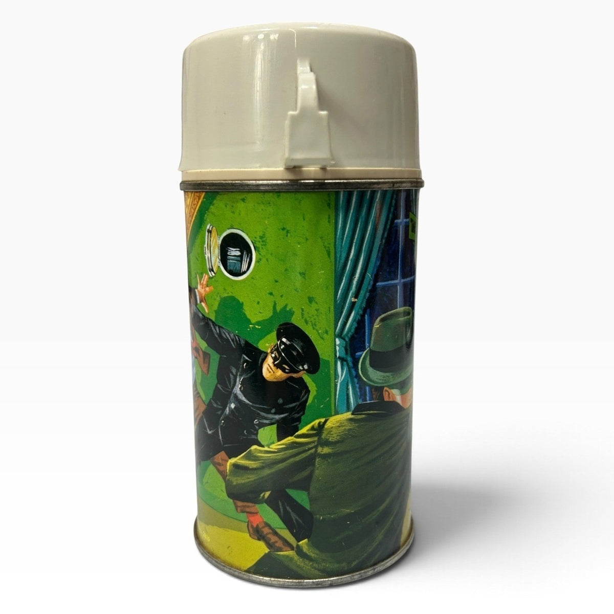 Vintage 1967 The Green Hornet Thermos No 2819 TV Show Collectible Kato Bruce Lee