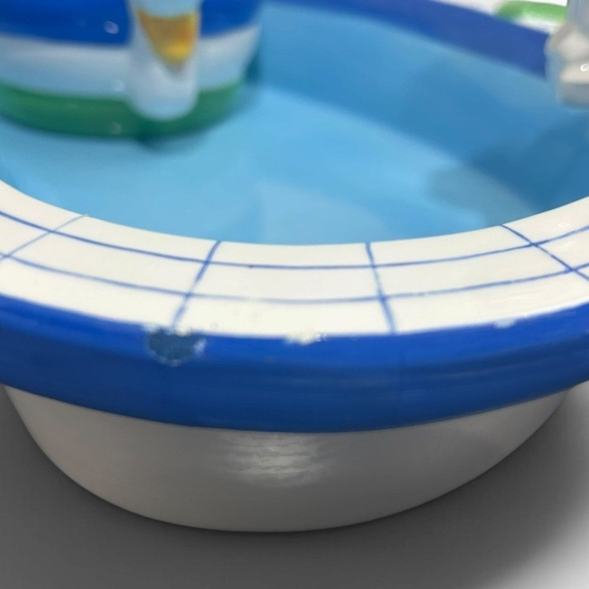 FCW Ceramic Swimming Pool Chip and Dip Set Novelty Summer Party Serving Tray