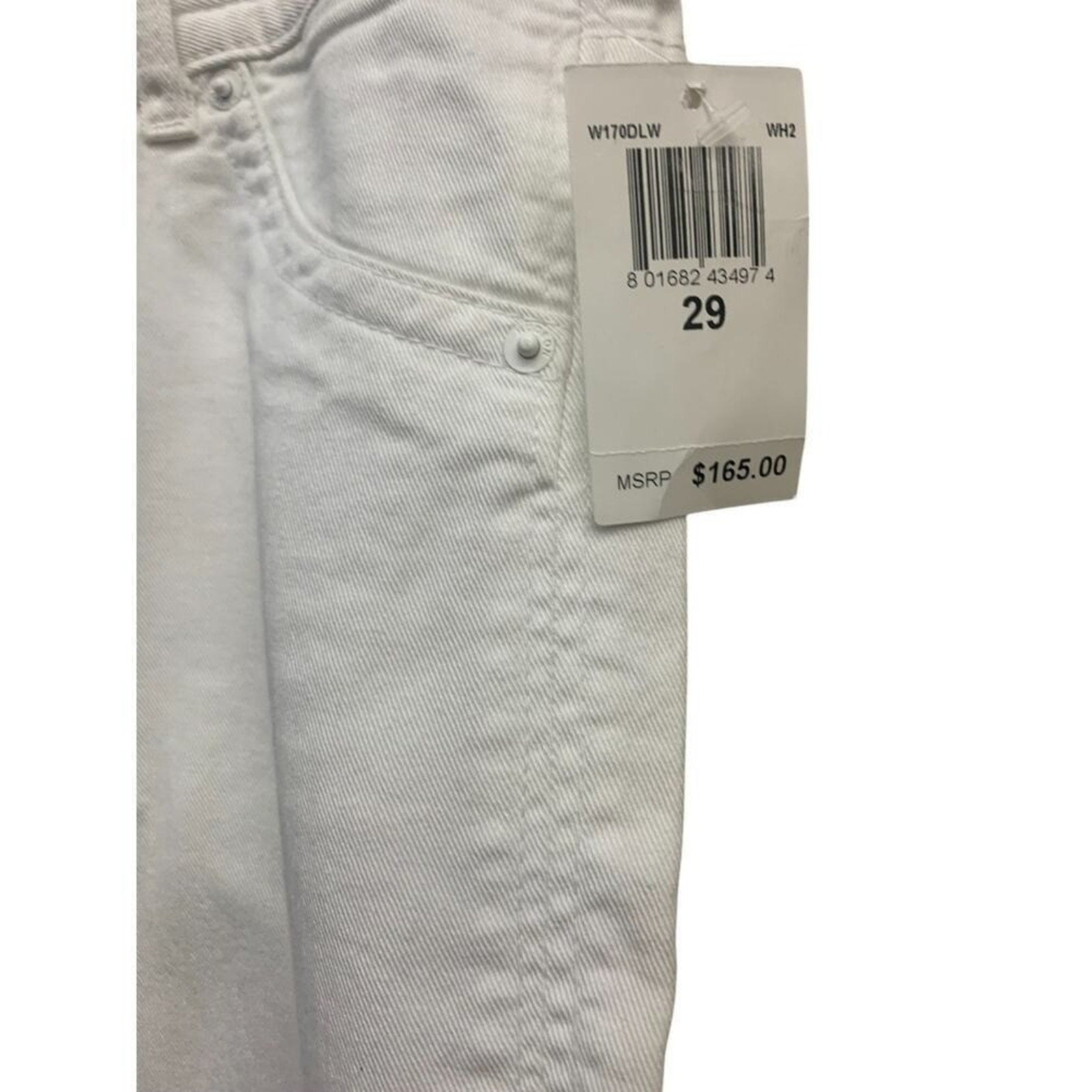 NWT HUDSON Signature Bootcut White SZ 29 Wide Leg