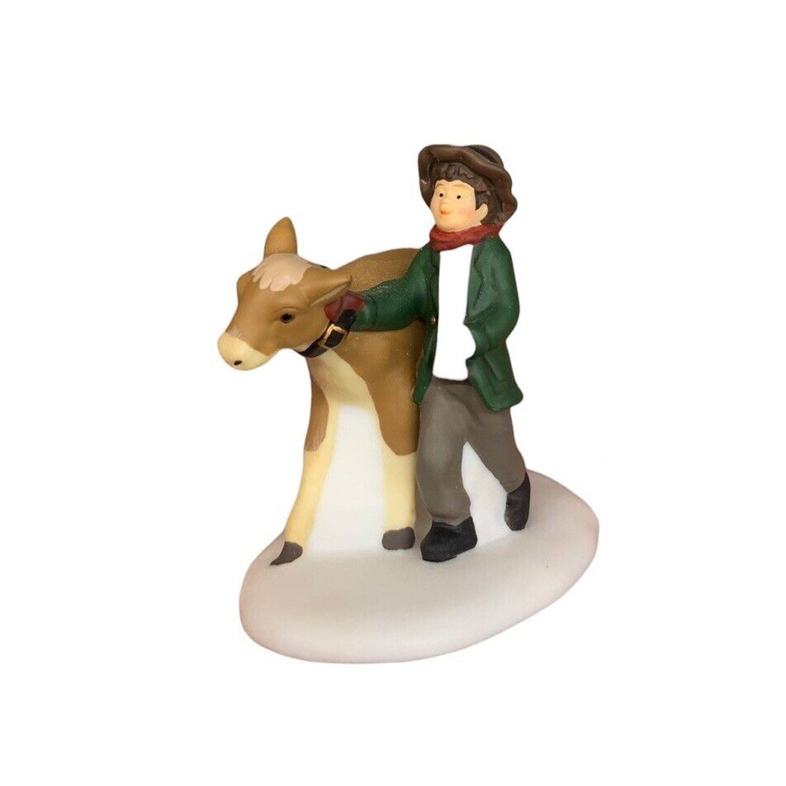 Dept. 56 Dickens Village Tending The New Calves 58395 In Box Retired