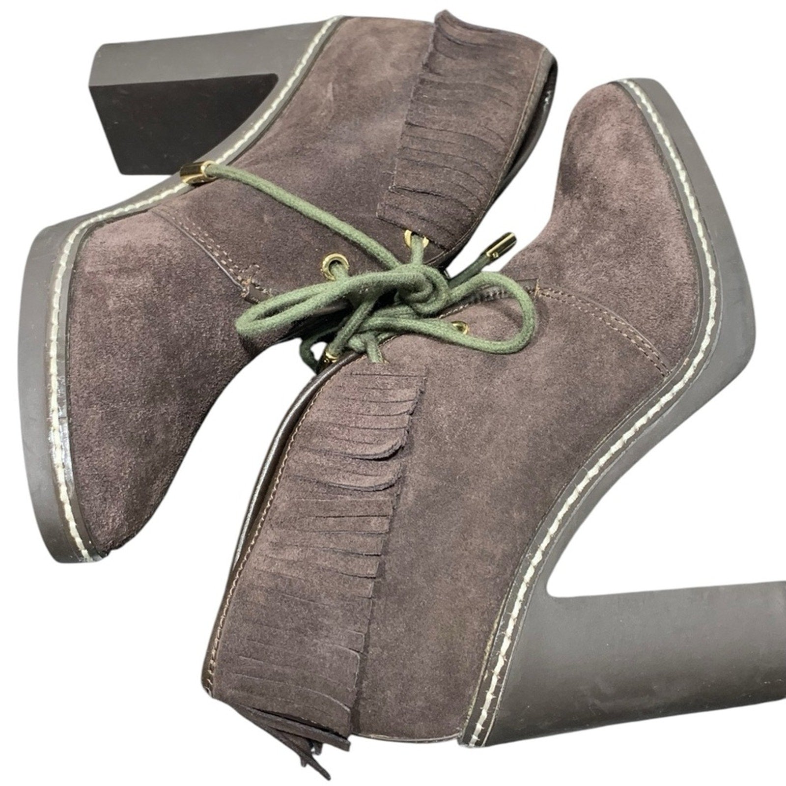 Tory Burch Fringe Ankle Boots SZ 5 M