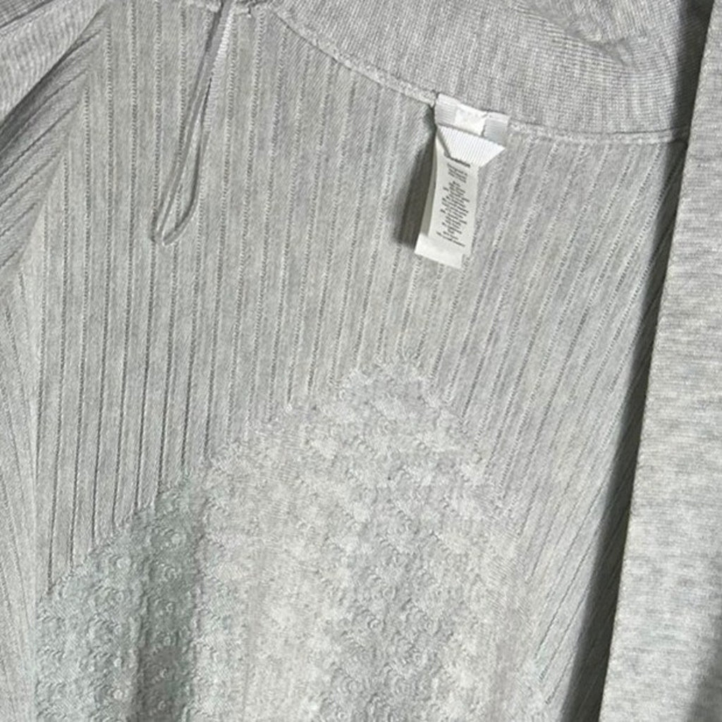 Lululemon Dream Weaver Wrap Heathered Grey Knit Cashmere Blend Cardigan OS