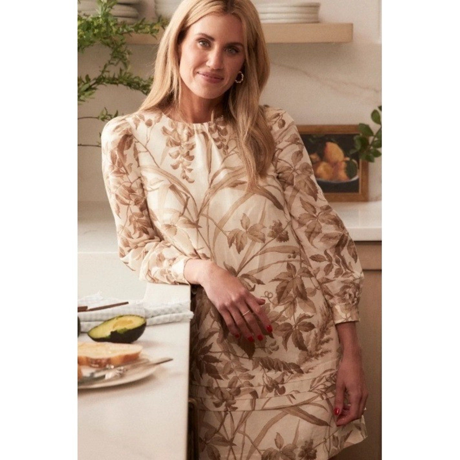 Tuckernuck X Studio Mcgee Dune Breeze Cotton Linen Dress M modern cottagecore