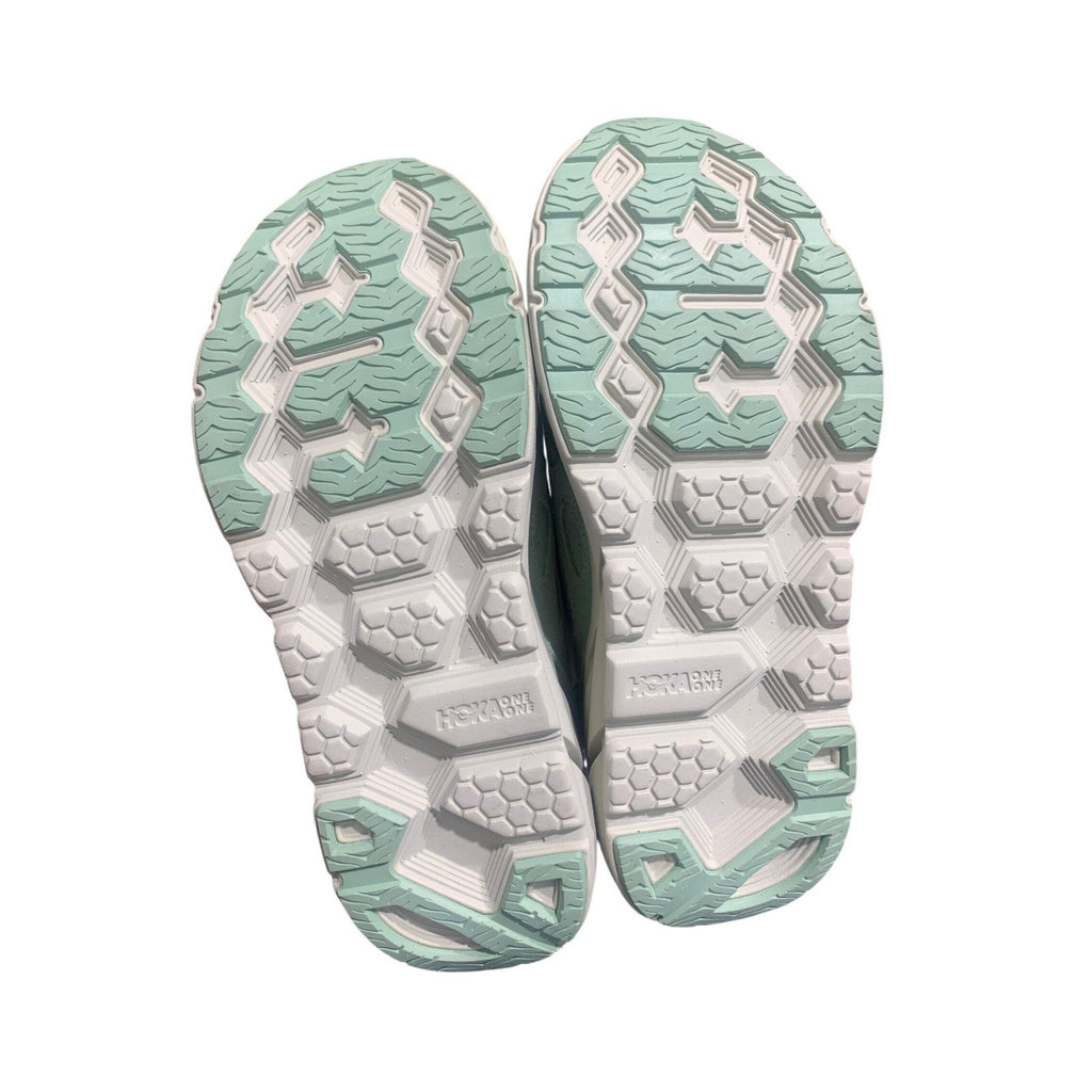 Hoka Clifton L Suede Women's Sneakers Walking Running Smoke Green US 8w US 7m
