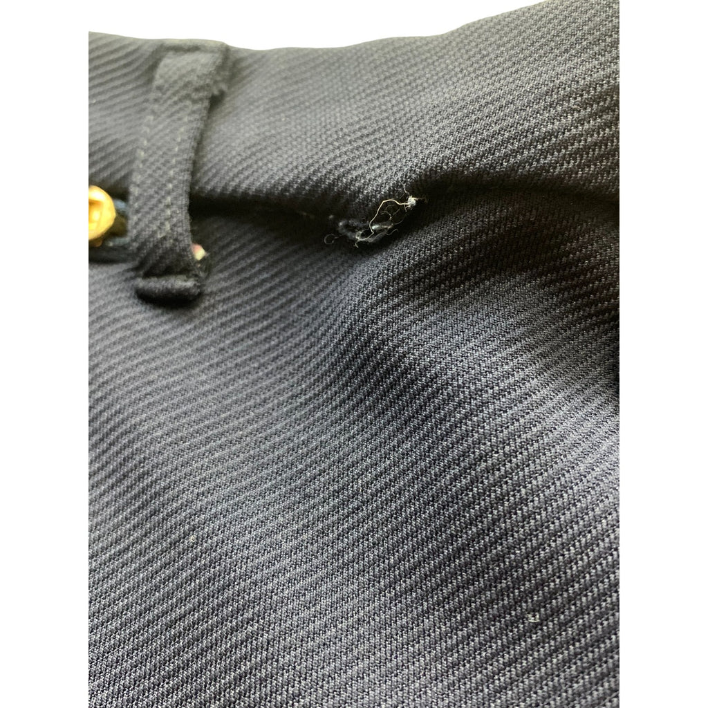 St. John Sport By Marie Gray Straight Leg High Rise Navy Pants SZ 6