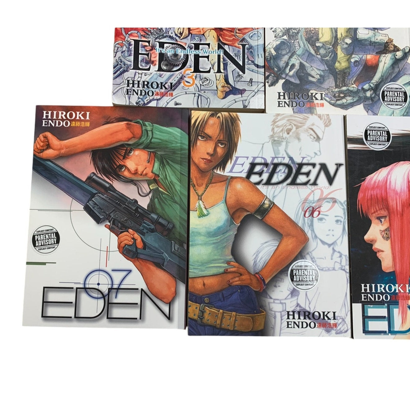 Eden Its an Endless World! Manga English Vol. 1-7 Hiroki Endo