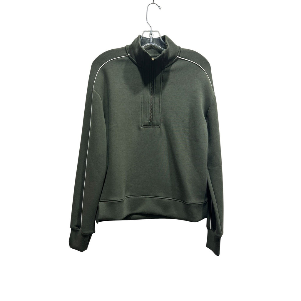 Varley Kirsi Half Zip Midlayer Forest Green Pull Sweatshirt Womens S athleisure