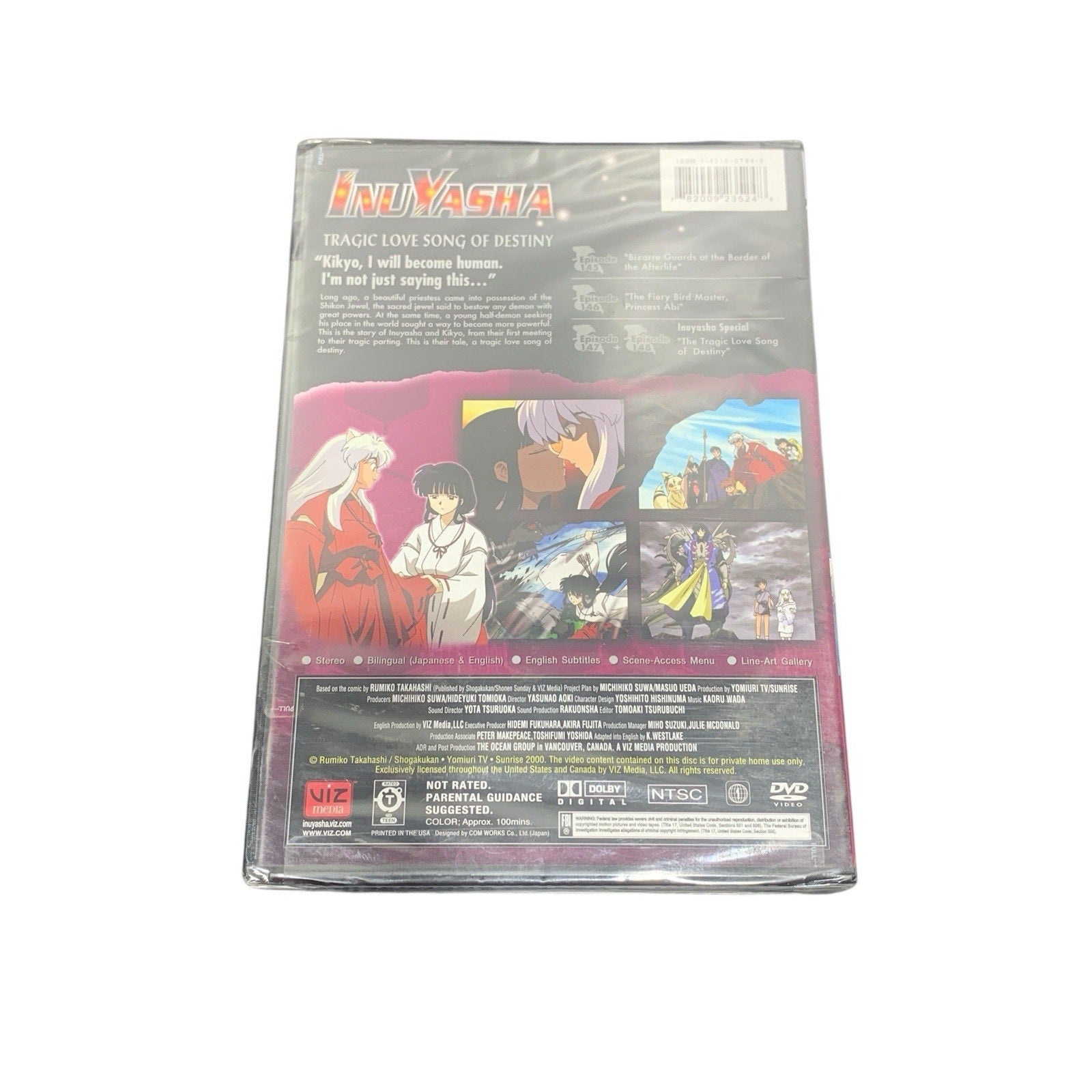 100 InuYasha - Vol 49 - Tragic Love Song of Destiny - BRAND NEW Anime DVD - VIZ