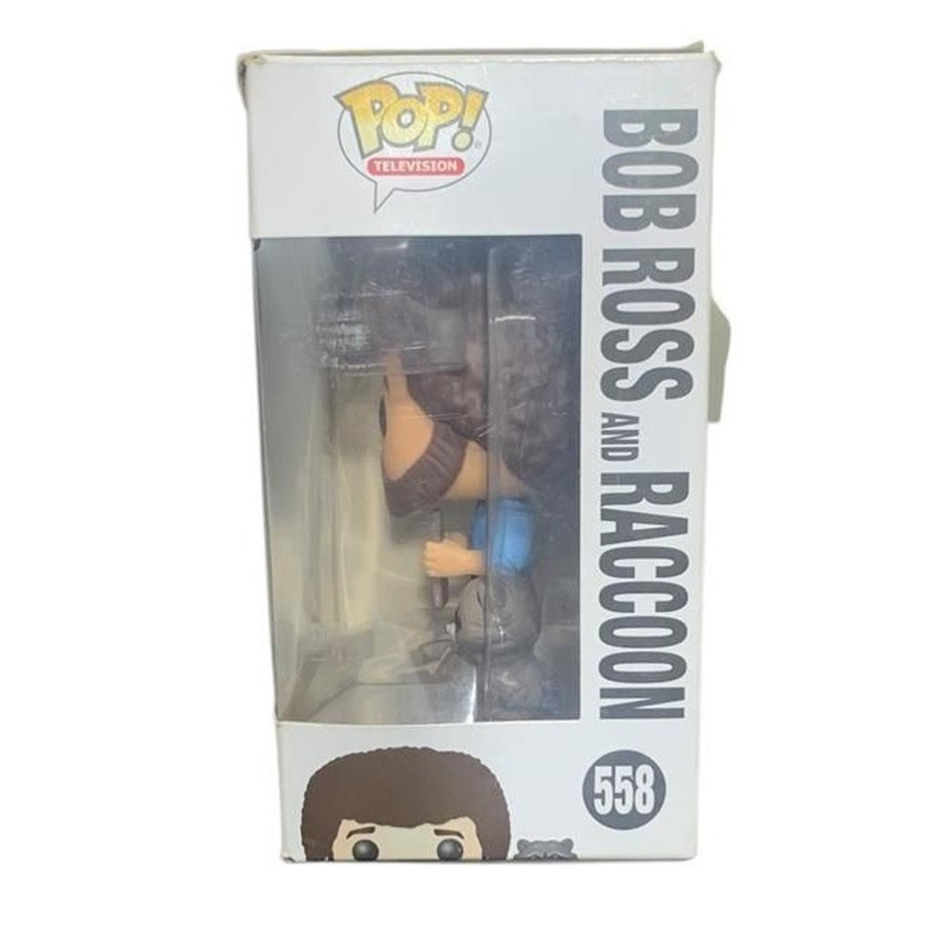 Funko Pop Bob Ross and Raccoon 558 The Joy of Painting Vinyl Figure Mens