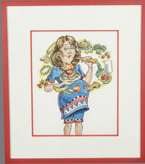 Pregnant Lady – food by D. Soligian
