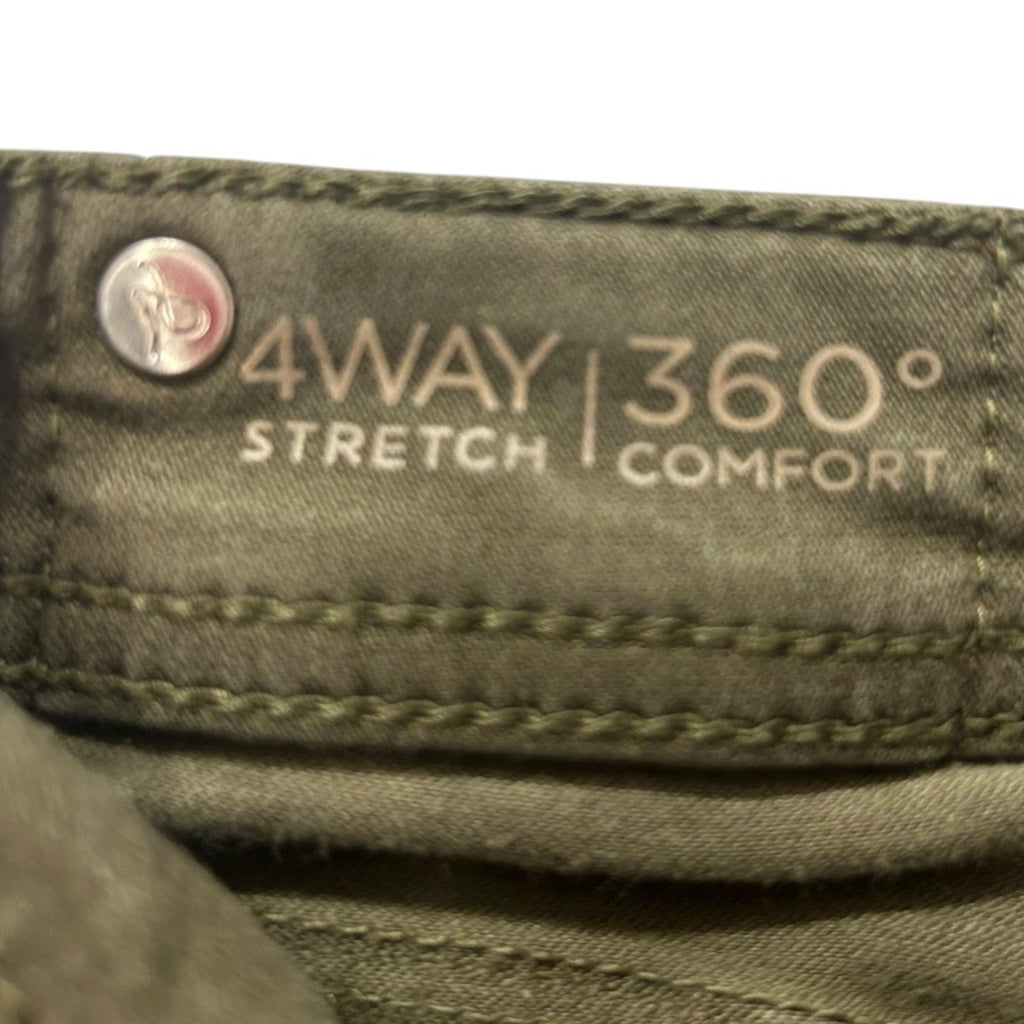 DL1961 Nina High Rise Skinny Pants Olive Green 4-Way Stretch Size 31 UTILITY MIN