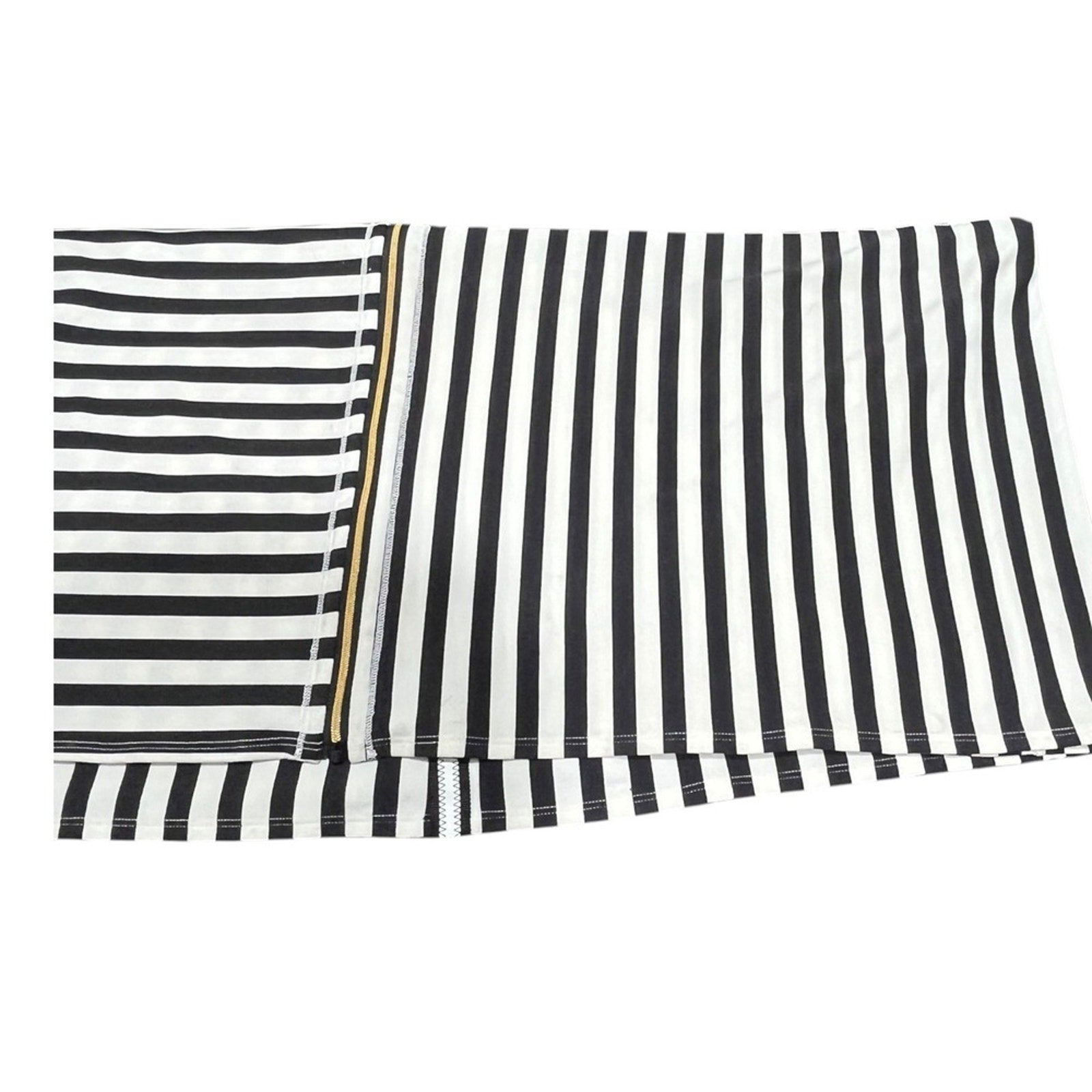 Lululemon Vinyasa Scarf *Zips Apex Stripe Black White