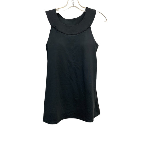 Athleta Black Tank U-Neck with Built-In Bra  SZ Small